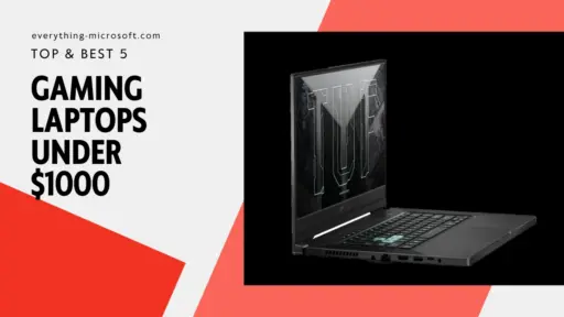 Best Gaming Laptops under $1000