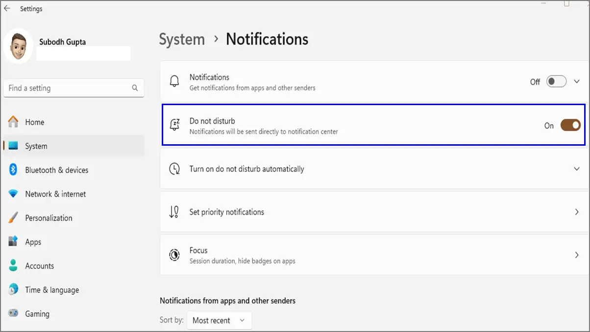 Windows 11 do not disturb - How to Optimize Your Windows 11 PC for Gaming Performance