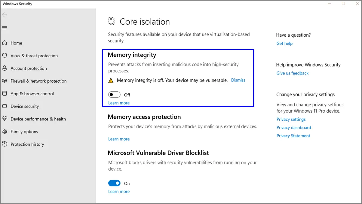 disable memory integrity on windows 11 - How to Optimize Your Windows 11 PC for Gaming Performance