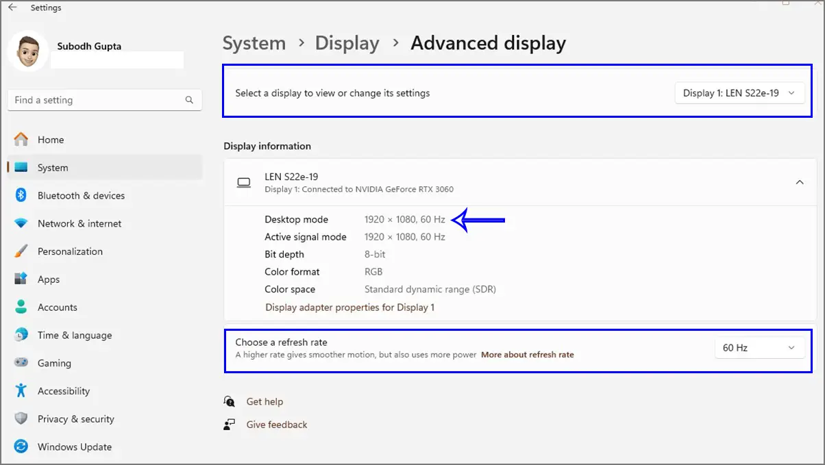 monitor refresh rate setup - How to Optimize Your Windows 11 PC for Gaming Performance