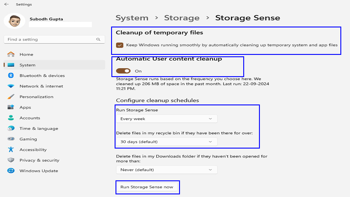 storage sense settings on windows 11 - How to Optimize Your Windows 11 PC for Gaming Performance