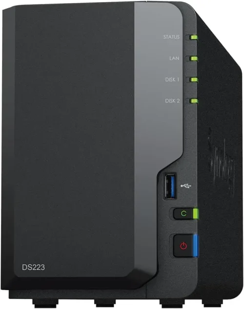 Synology 2-Bay NAS DS223 (Diskless) NAS